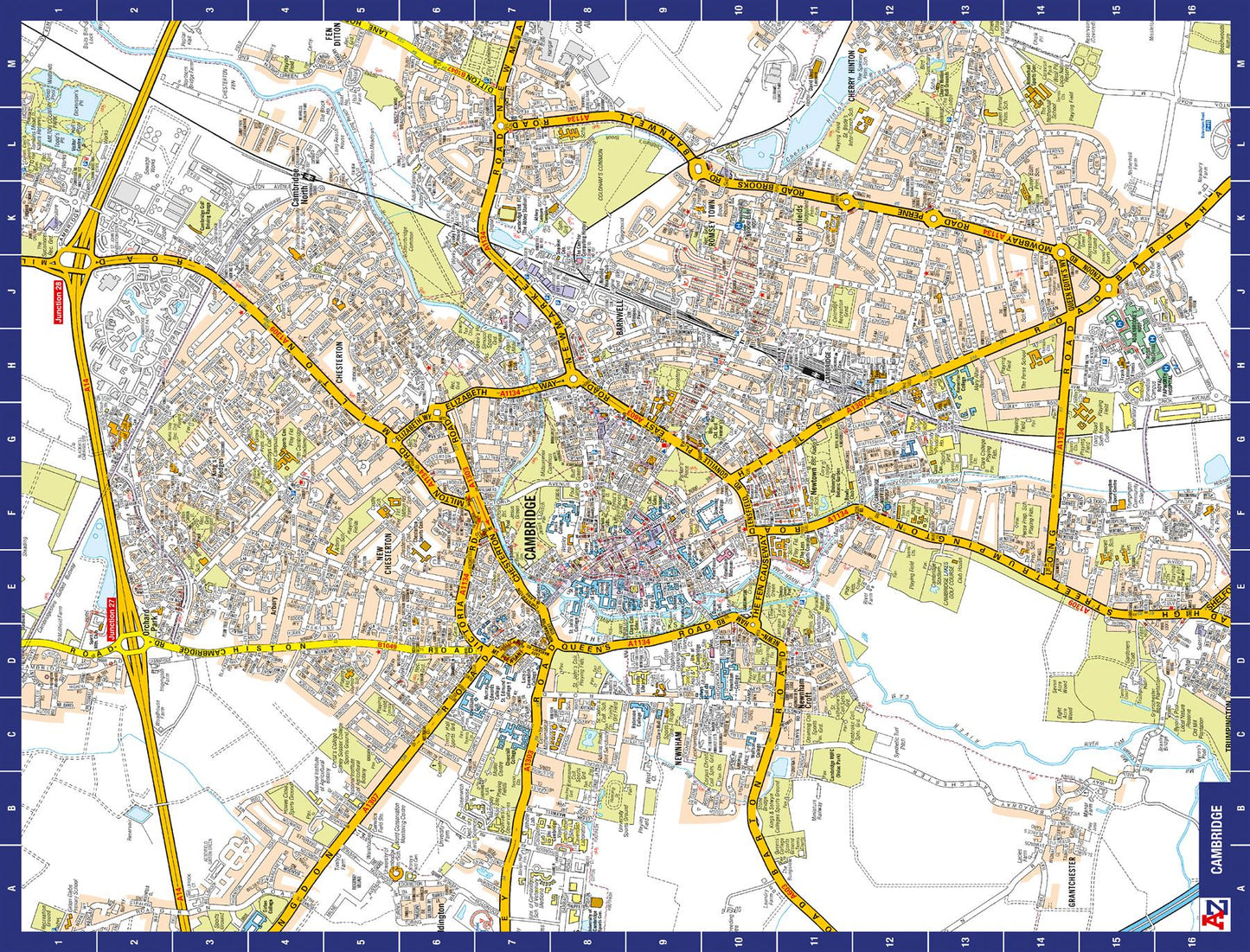 A to Z Map of Cambridge 1000 Piece Jigsaw