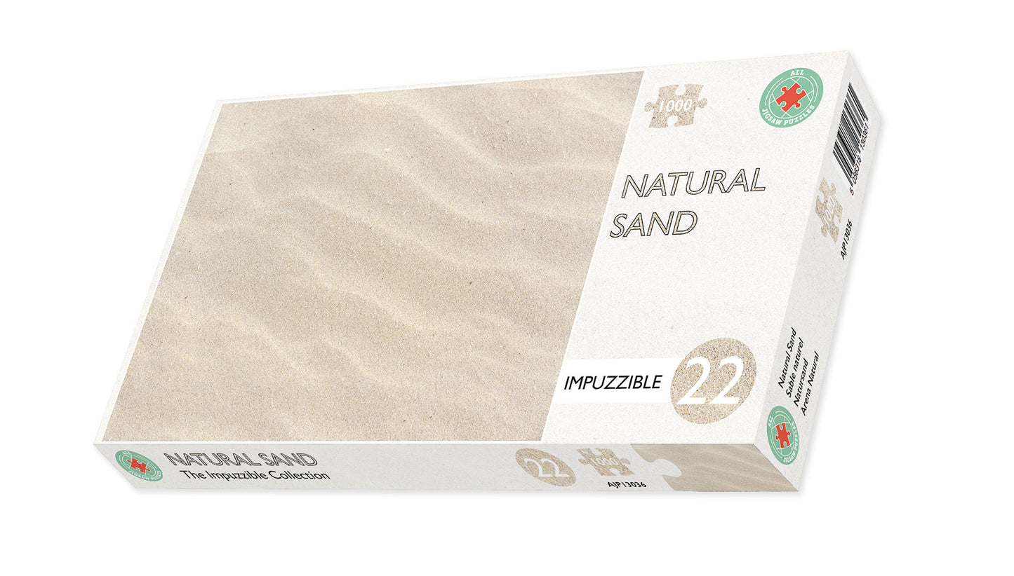 Natural Sand - Impuzzible No.22 - 1000 Piece Jigsaw Puzzle