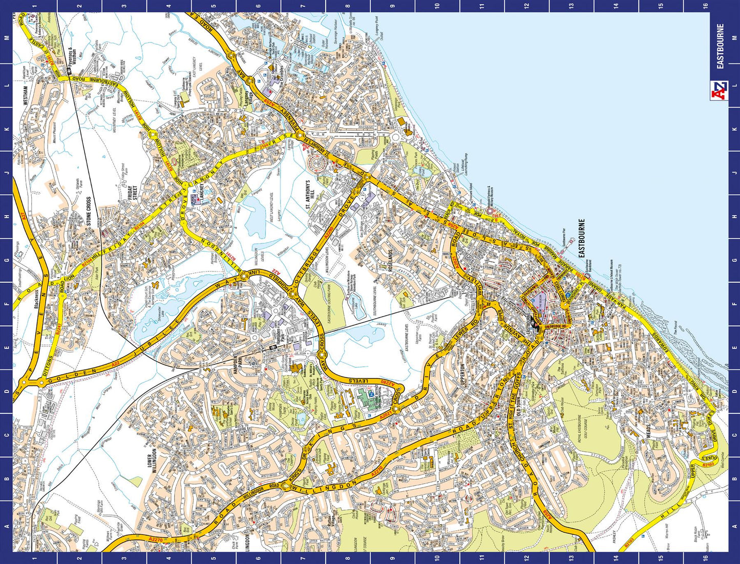 A to Z Map of Eastbourne 1000 Piece Jigsaw
