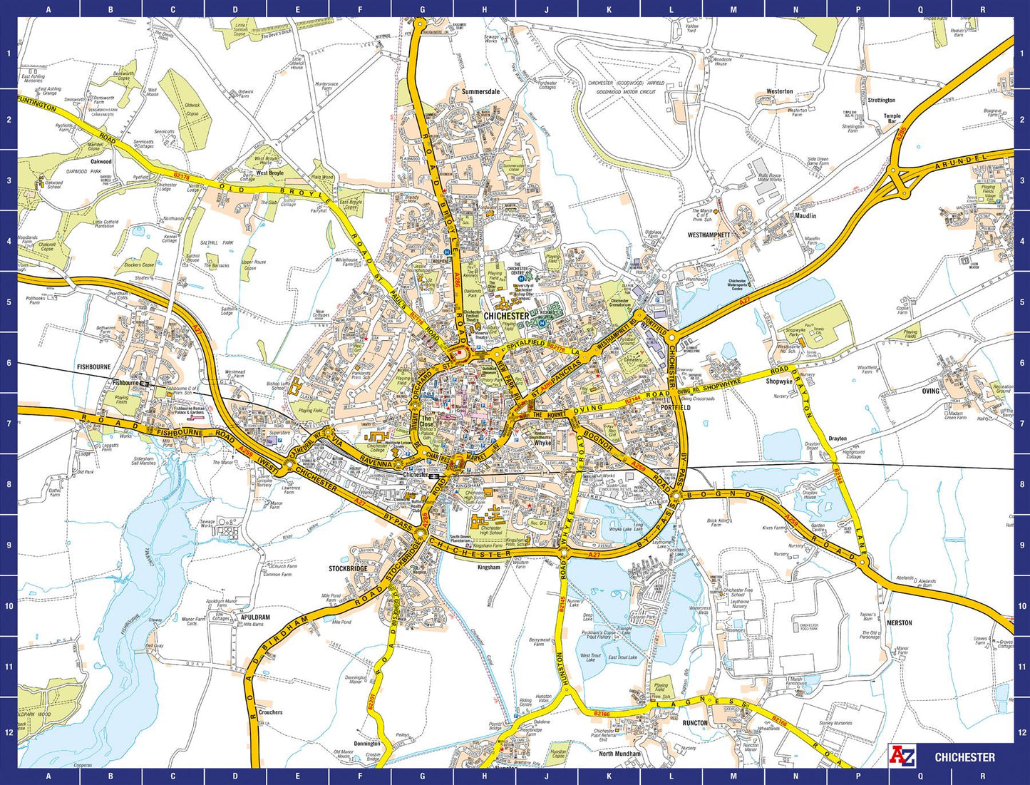 A to Z Map of Chichester 1000 Piece Jigsaw