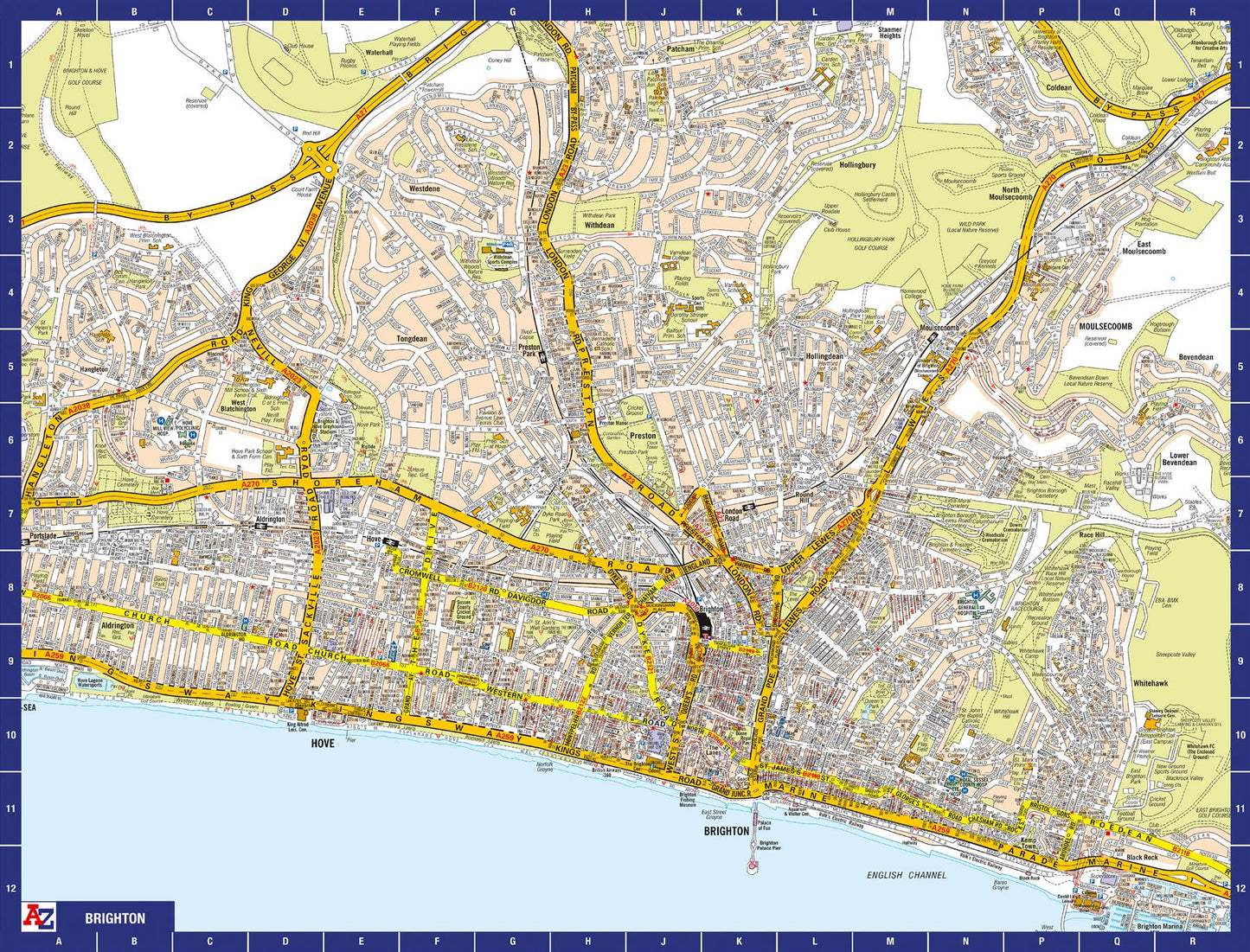 A to Z Map of Brighton 1000 Piece Jigsaw