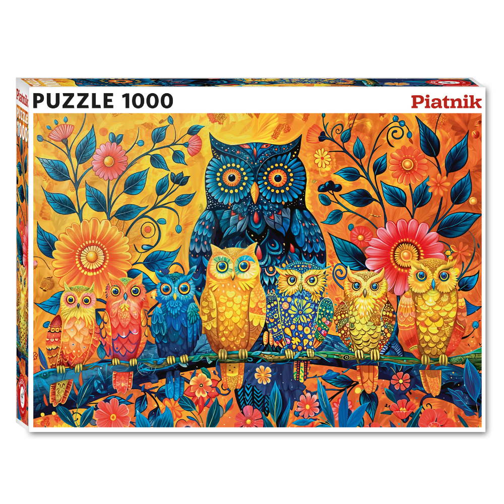 Owls 1000 Piece Jigsaw Puzzle