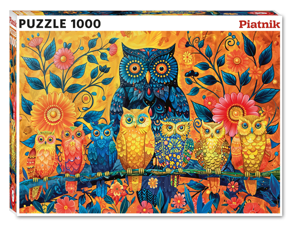 Owls 1000 Piece Jigsaw Puzzle