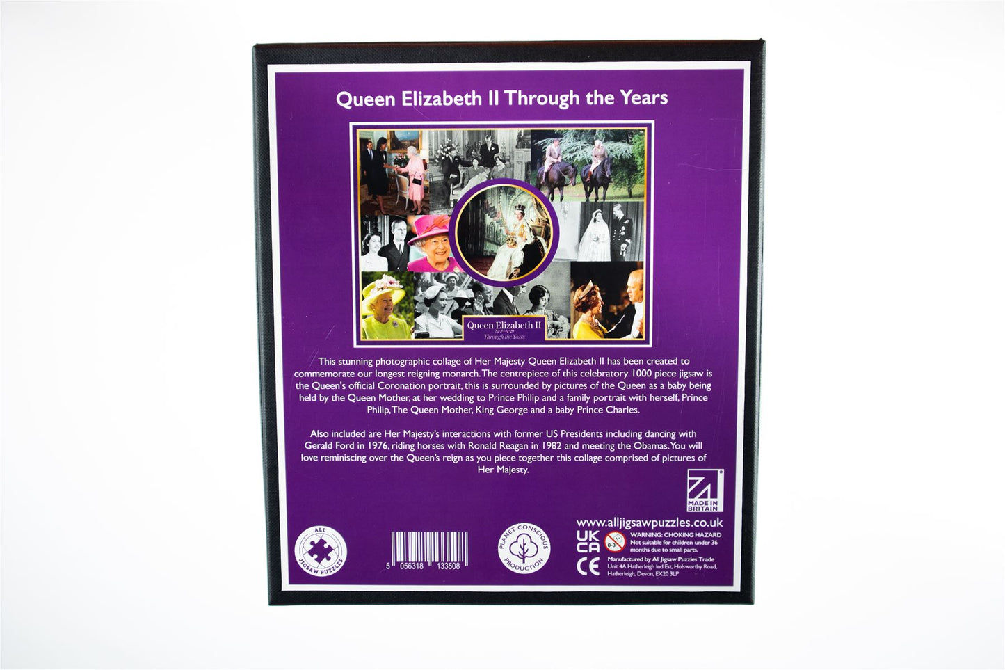 Queen Elizabeth II Through the Years 1000 Piece Jigsaw Puzzle