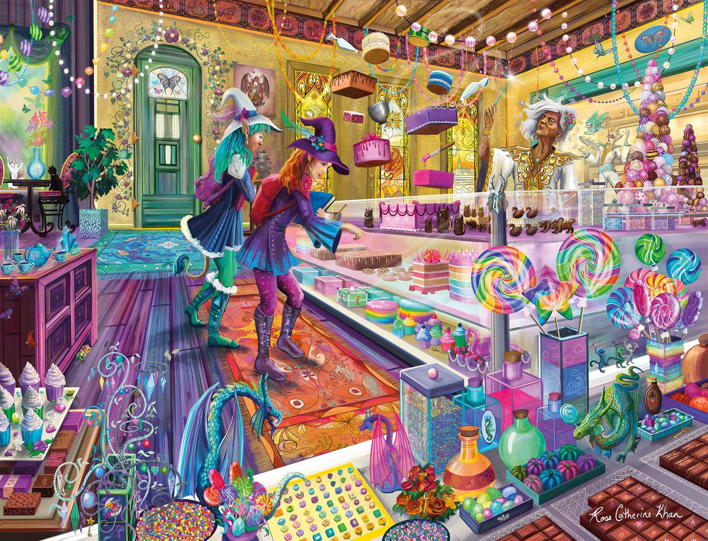 Fantasy Bake Shop 500 Piece Jigsaw Puzzle