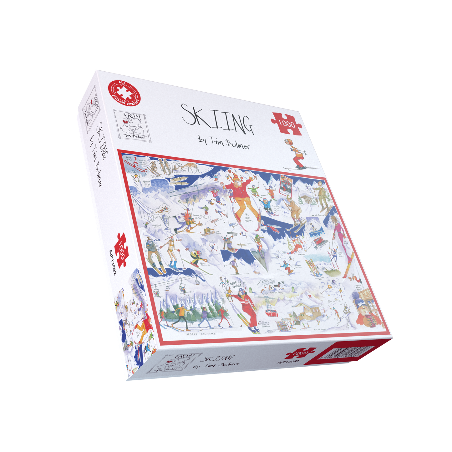 Skiing - Tim Bulmer 1000 Piece Jigsaw Puzzle