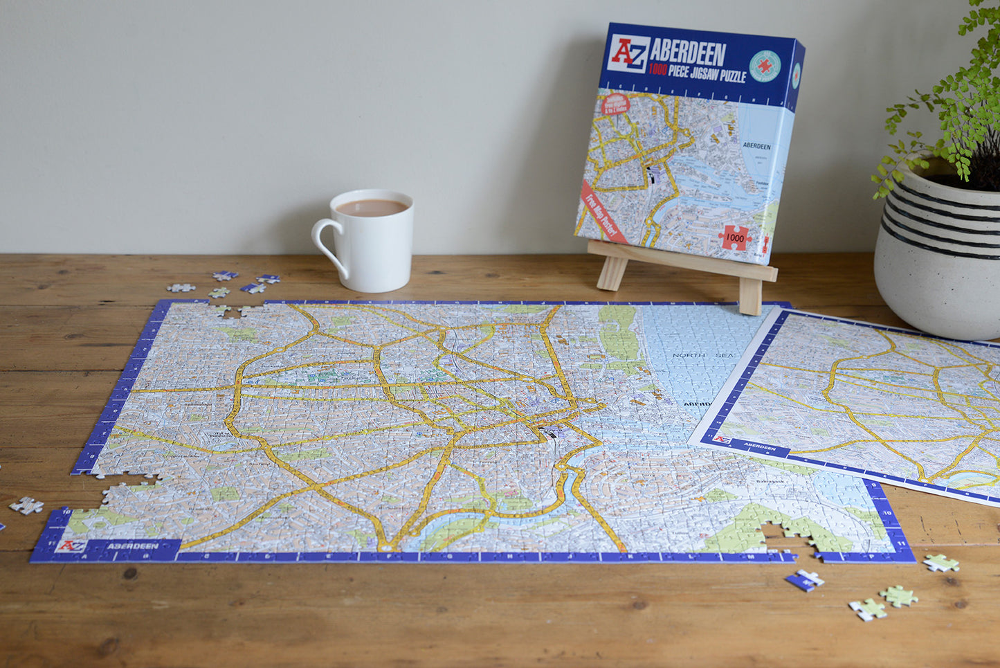 A-Z Map of Aberdeen 1000 Piece Jigsaw