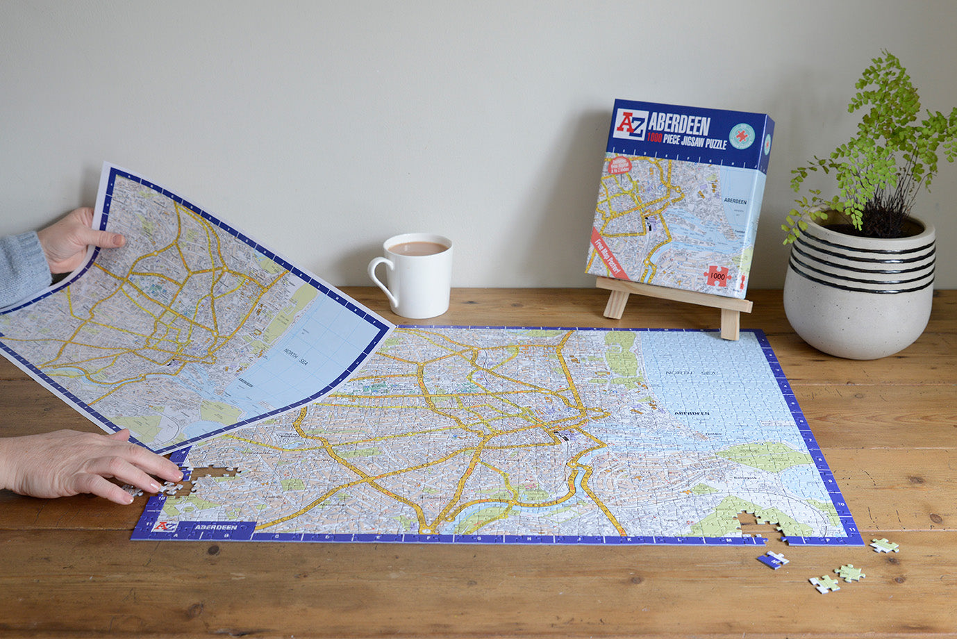 A-Z Map of Aberdeen 1000 Piece Jigsaw
