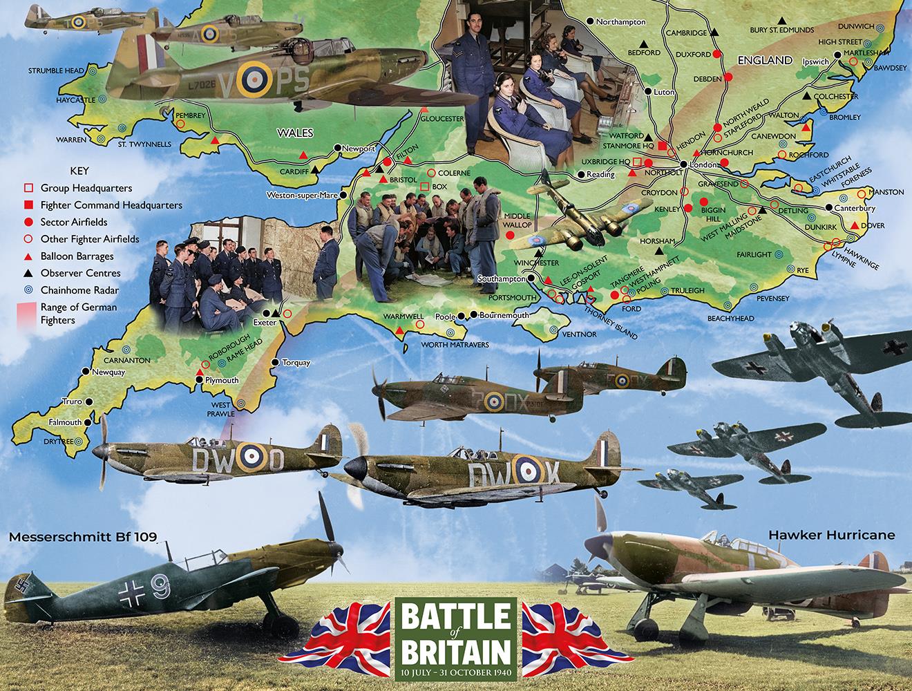Imperial War Museum Battle of Britain 85th Anniversary Jigsaw
