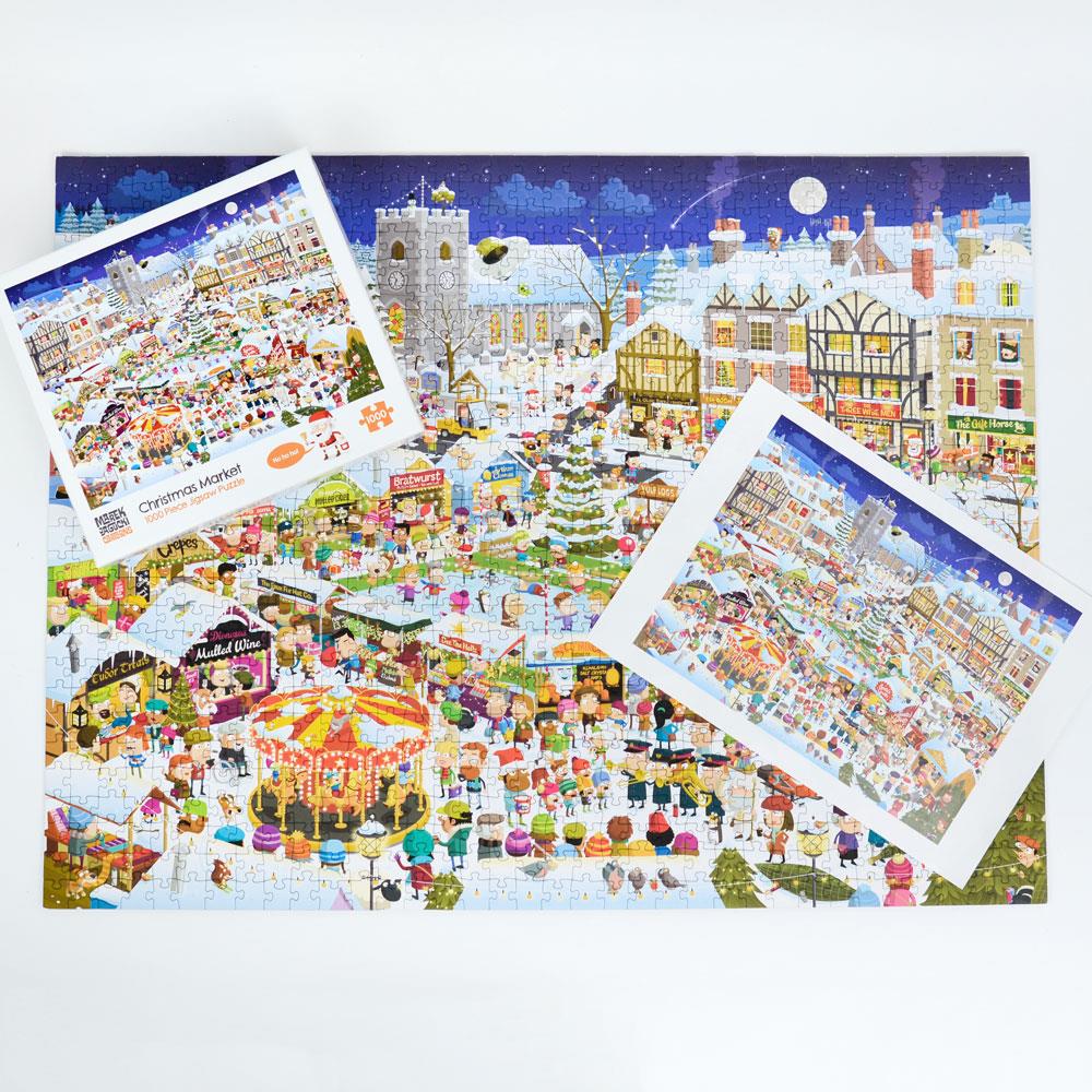 Christmas Market 1000 Piece Jigsaw Puzzle