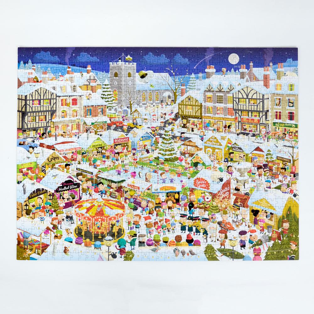 Christmas Market 1000 Piece Jigsaw Puzzle