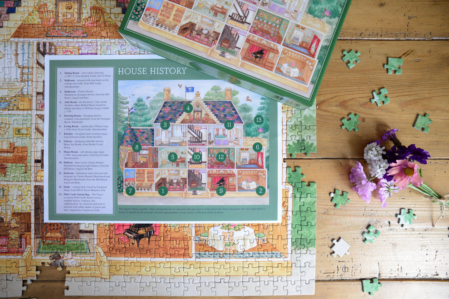 National Trust for Scotland House History 1000 piece JIgsaw puzzle