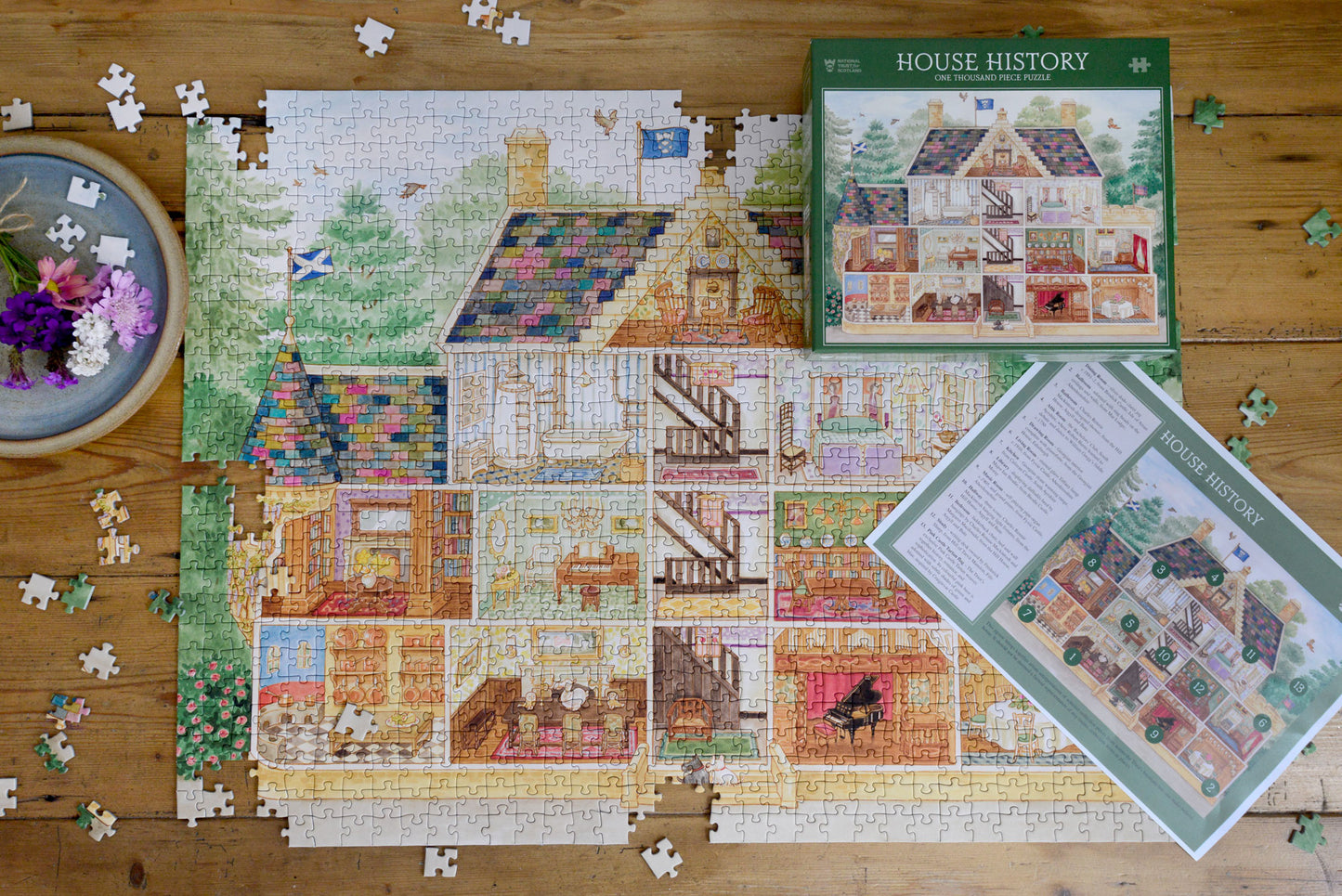 National Trust for Scotland House History 1000 piece JIgsaw puzzle