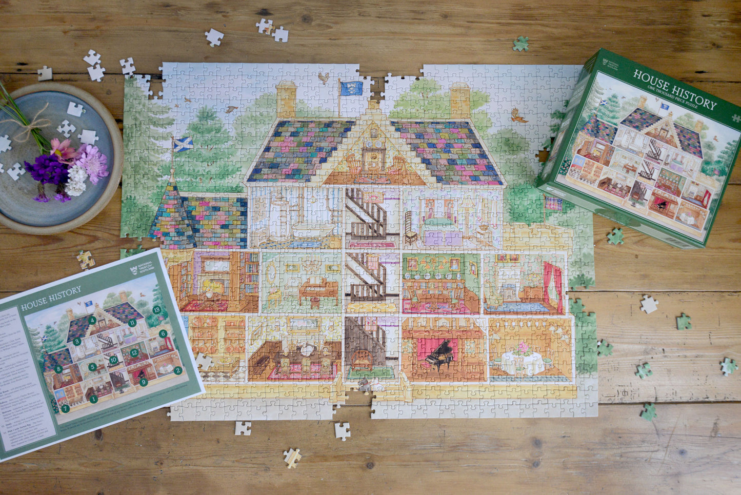 National Trust for Scotland House History 1000 piece JIgsaw puzzle