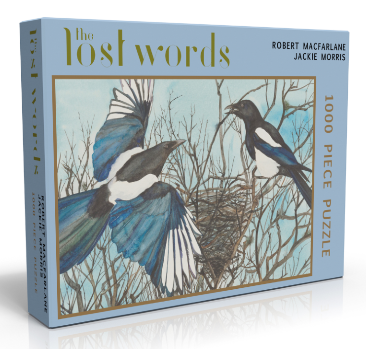 The Lost Words Magpies 1000 Piece Jigsaw Puzzle