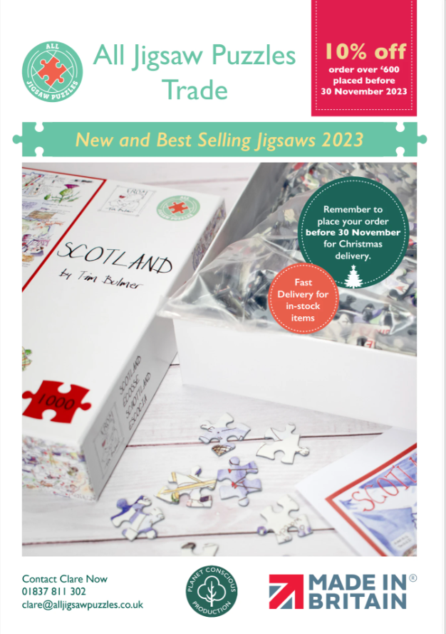 All Jigsaw Puzzle Trade Catalogue Winter 2023