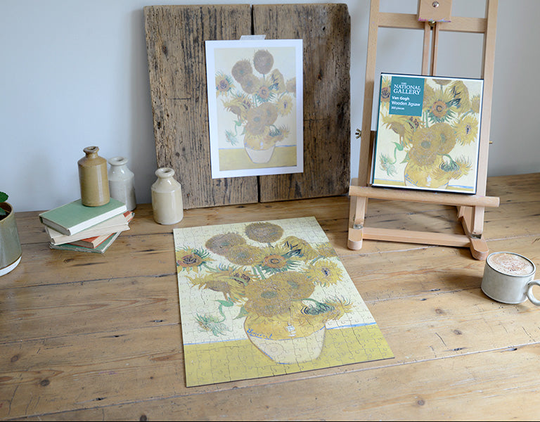 Sunflowers - National Gallery 300 Piece Wooden Jigsaw Puzzle