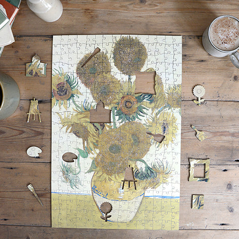 Sunflowers - National Gallery 300 Piece Wooden Jigsaw Puzzle