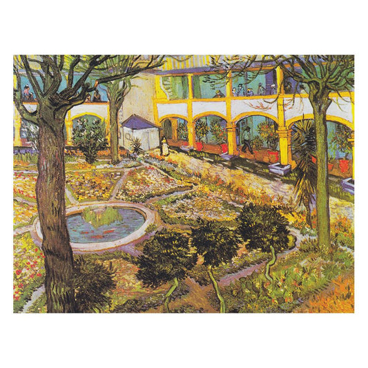 Van Gogh Garden of the Hospital in Arles 1000 Piece Jigsaw