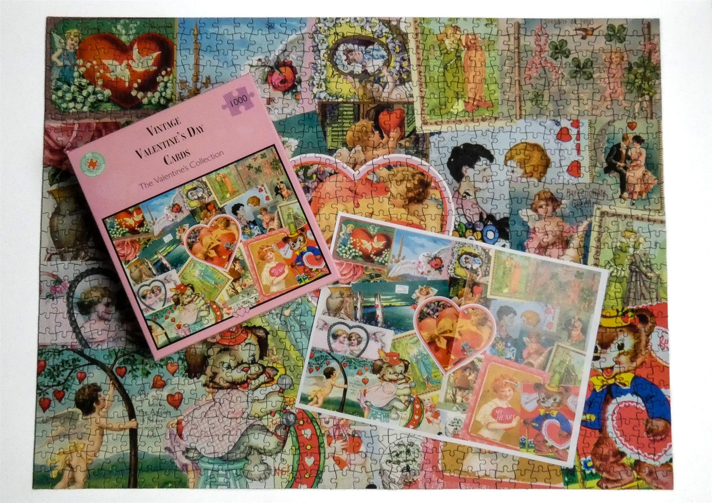 Vintage Valentine's Cards 1000 Piece Jigsaw Puzzle