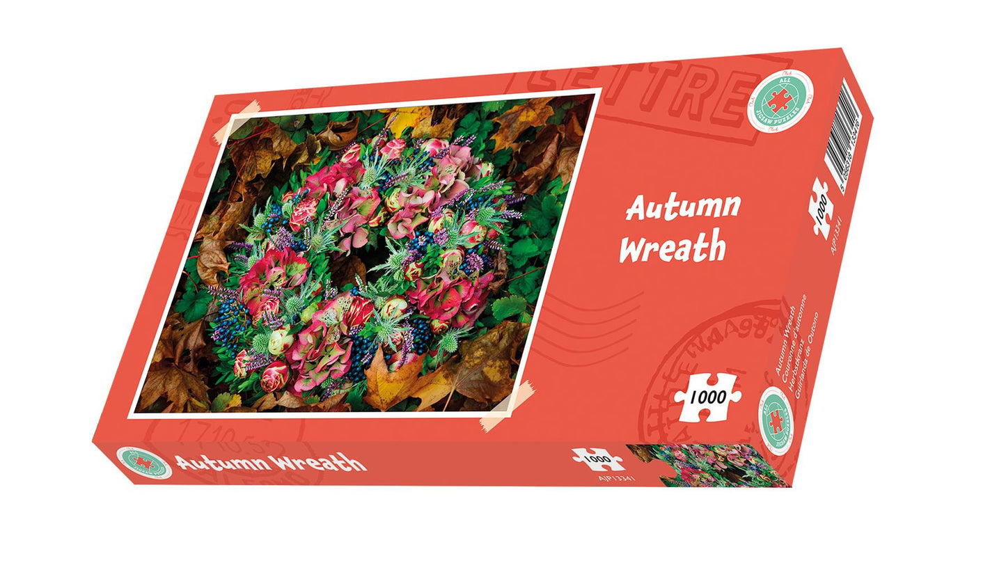 Autumn Wreath 1000 Piece Jigsaw Puzzle