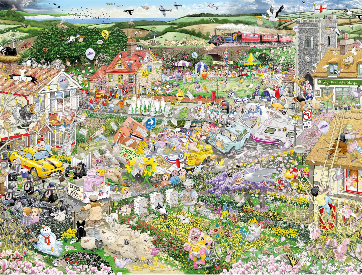 Mike Jupp I Love Spring 1000 Piece Jigsaw Puzzle