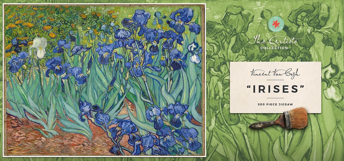 Irises by Vincent van Gogh Jigsaw Puzzle - 500 piece
