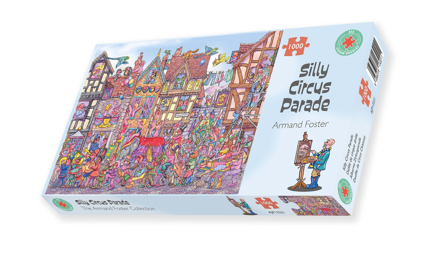 Silly Circus Parade - Armand Foster 1000 Piece Jigsaw Puzzle