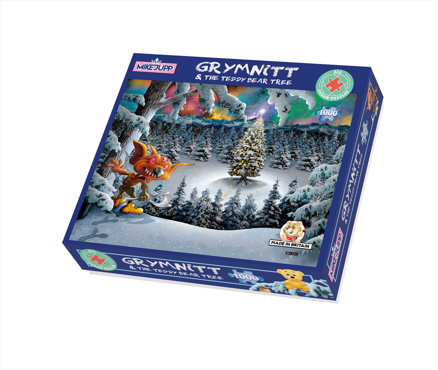 Mike Jupp - Grymnitt and The Teddy Bear Tree 1000 Piece Jigsaw Puzzle