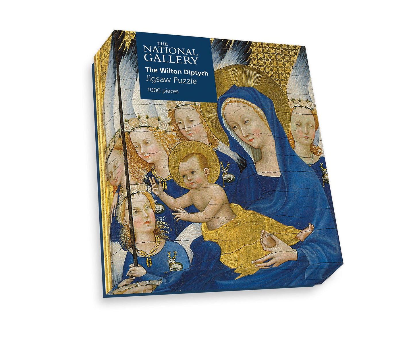 Richard II presented to the Virgin and Child by his Patron Saint John the Baptist and Saints Edward and Edmund ('The Wilton Diptych') - National Gallery 1000 Piece Jigsaw Puzzle