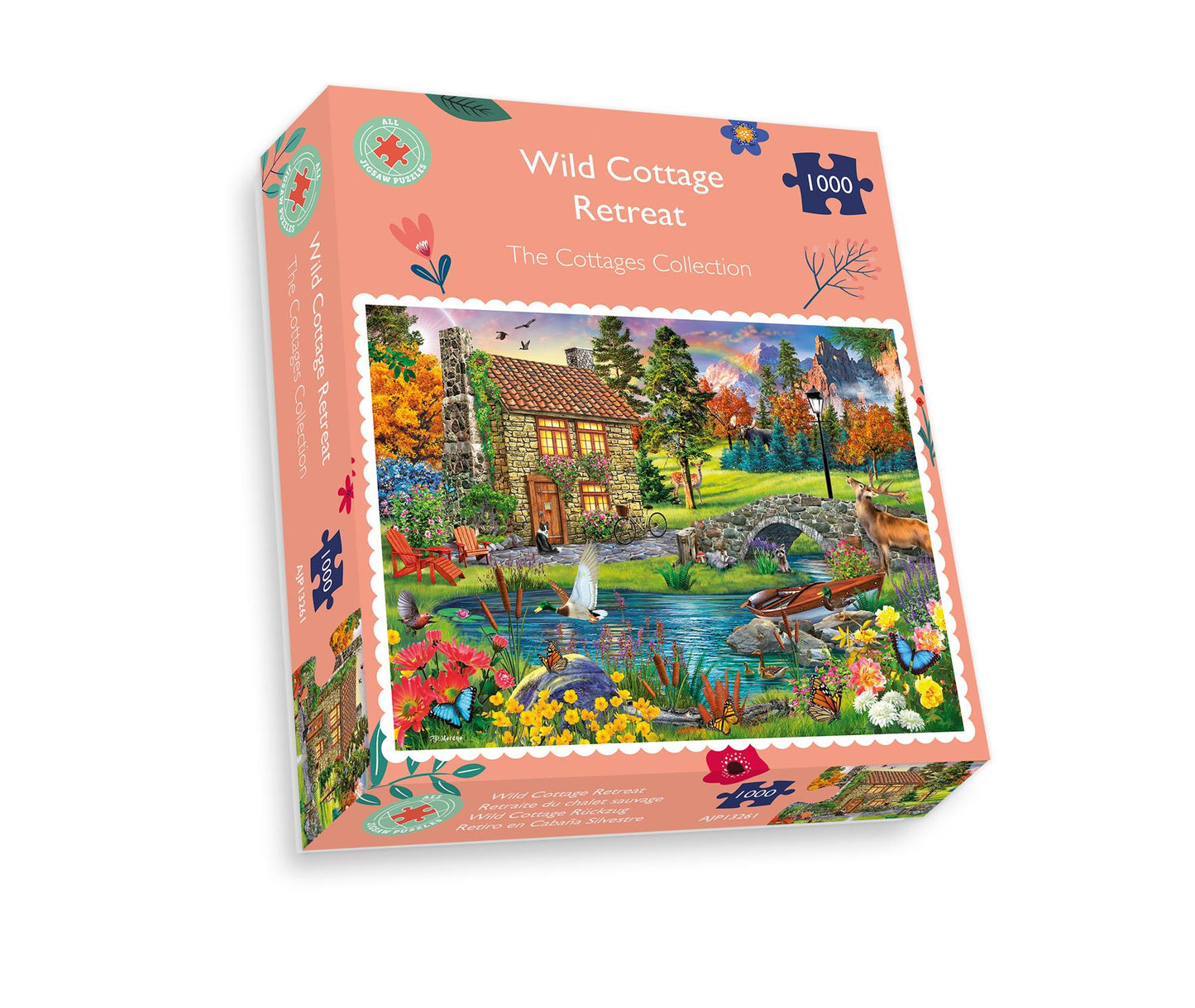 Wild Cottage Retreat 1000 Piece Jigsaw Puzzles