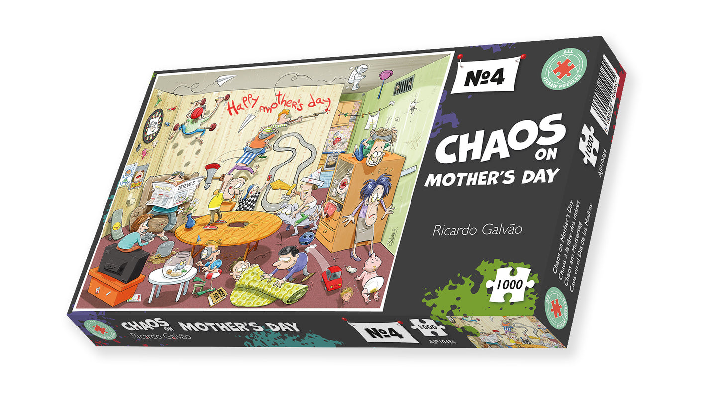 Chaos on Mother's Day - No.4 1000 or 500 Piece Jigsaw Puzzle