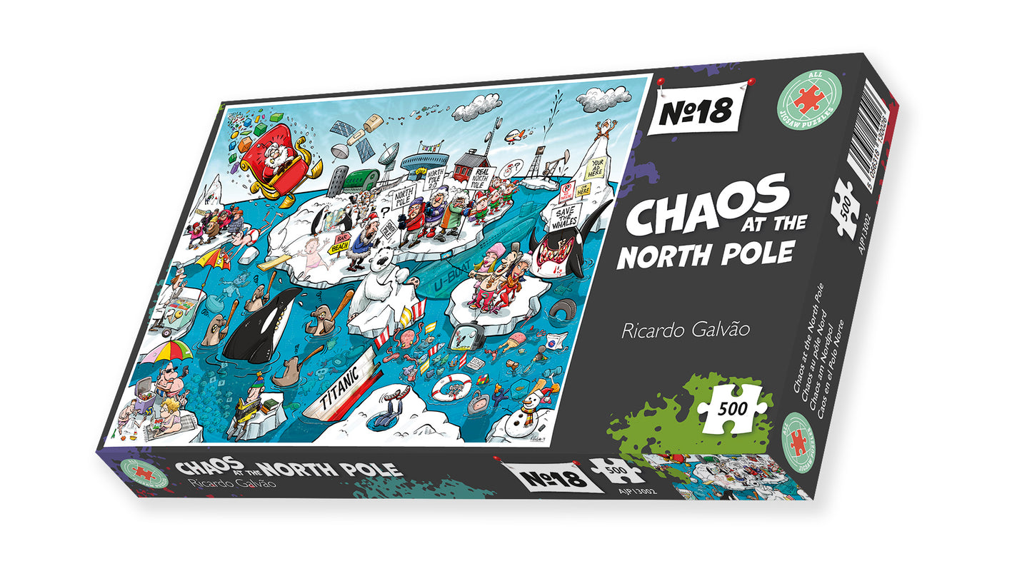Chaos at the North Pole - No.18 1000 Piece Jigsaw Puzzle