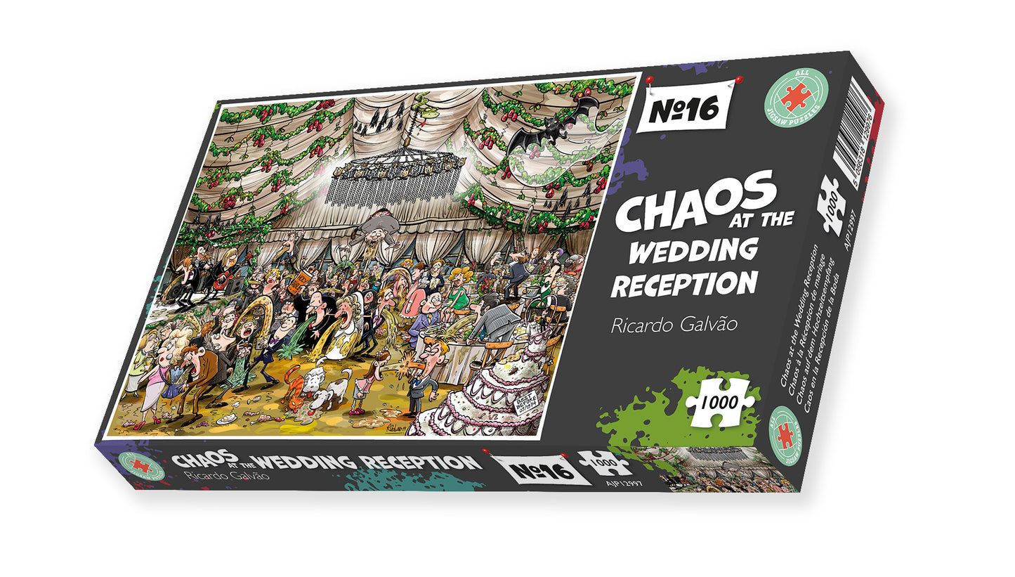 Chaos at the Wedding Reception - No.16 1000 or 500 Piece Jigsaw Puzzle