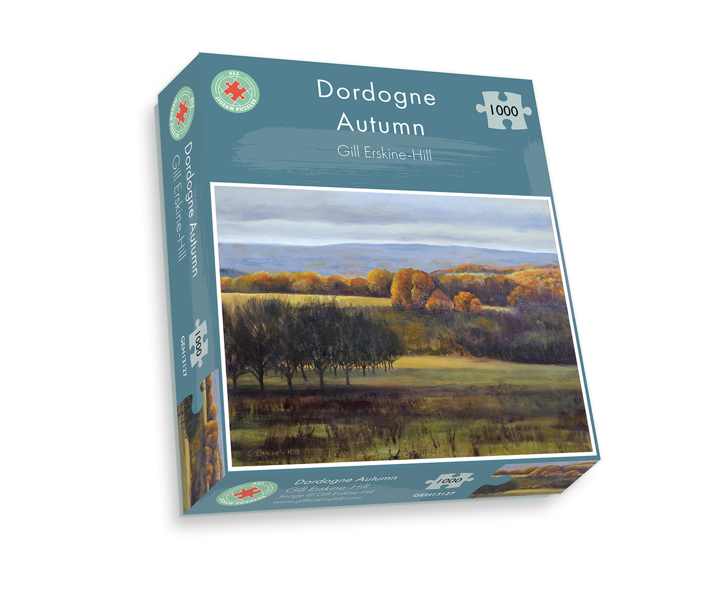 Dordogne Autumn 1000 or 500 Piece Jigsaw Puzzle