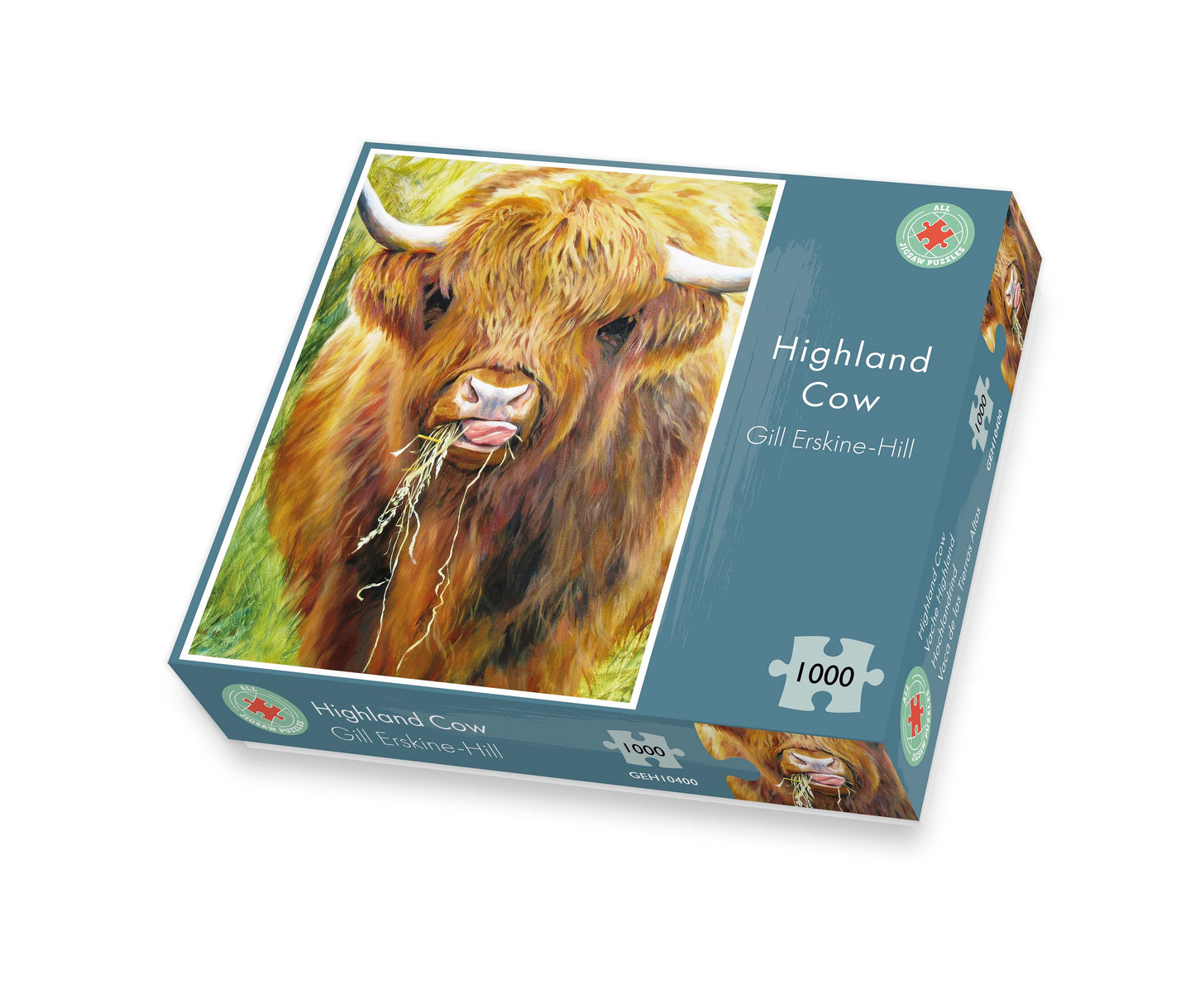 Highland Cow, 1000 Piece Jigsaw Puzzle