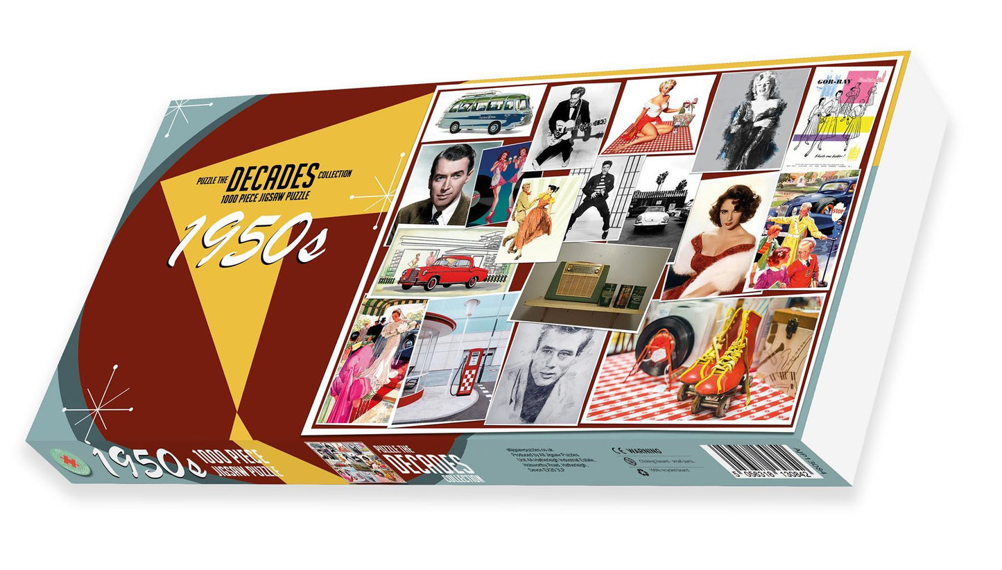 Decades - 50's 500 or 1000 Piece Jigsaw box
