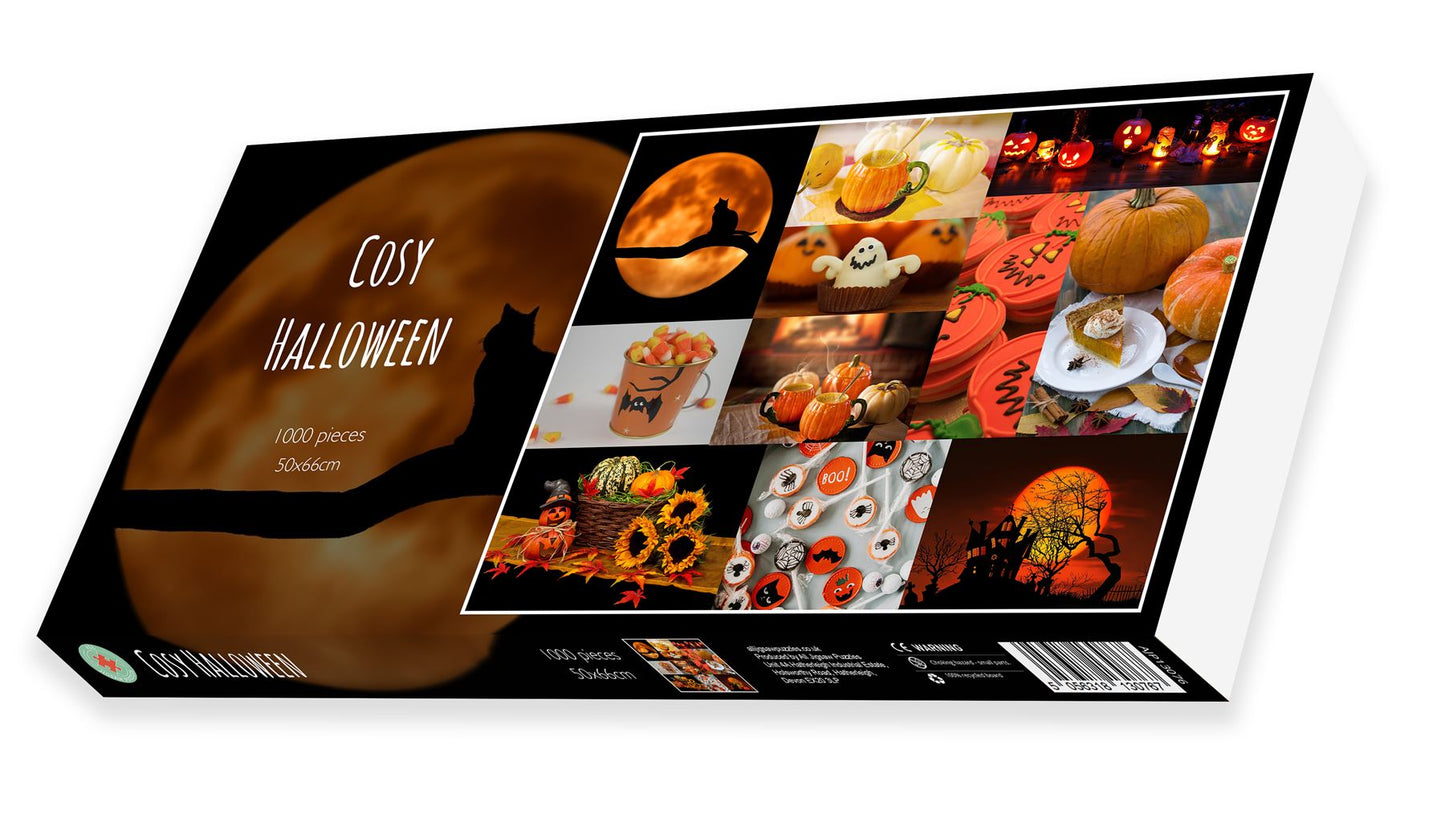 Cosy Halloween 1000 Piece Jigsaw Puzzle box