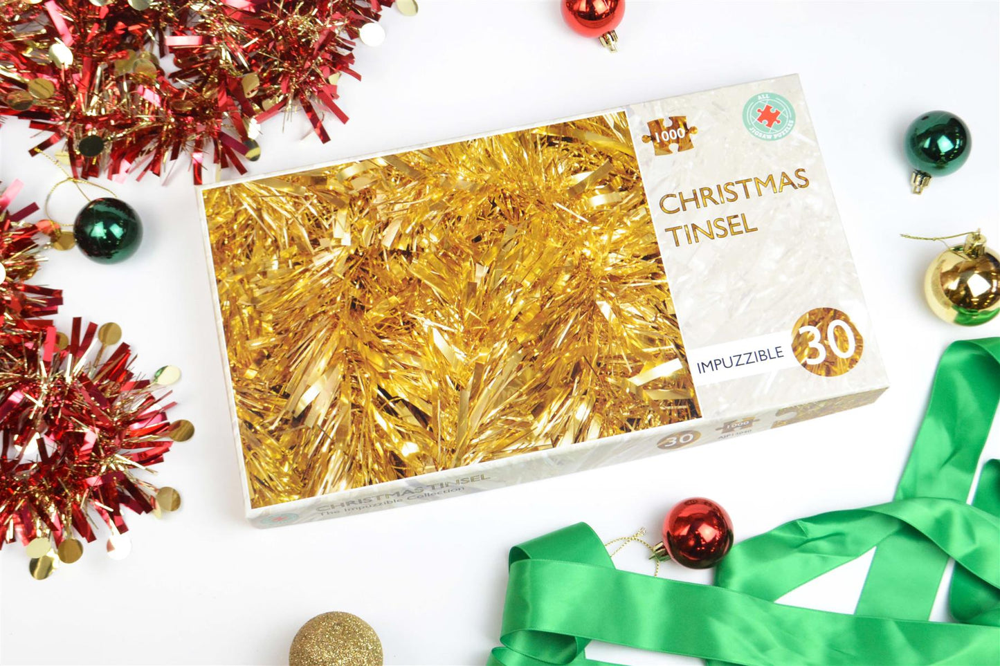 Christmas Tinsel - Impuzzible No.29 - 1000 Piece Jigsaw Puzzle