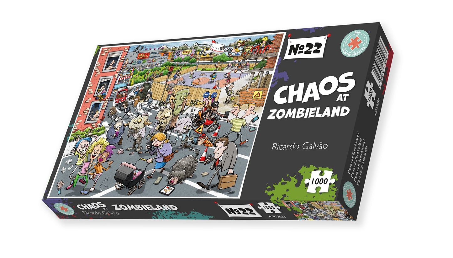 Chaos at Zombieland 1000 Piece Jigsaw Puzzle - Chaos no. 22