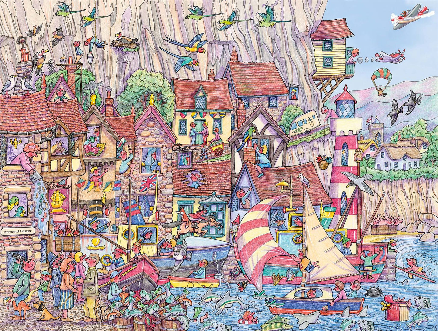 Comical Cove - Armand Foster 1000 Piece Jigsaw Puzzle