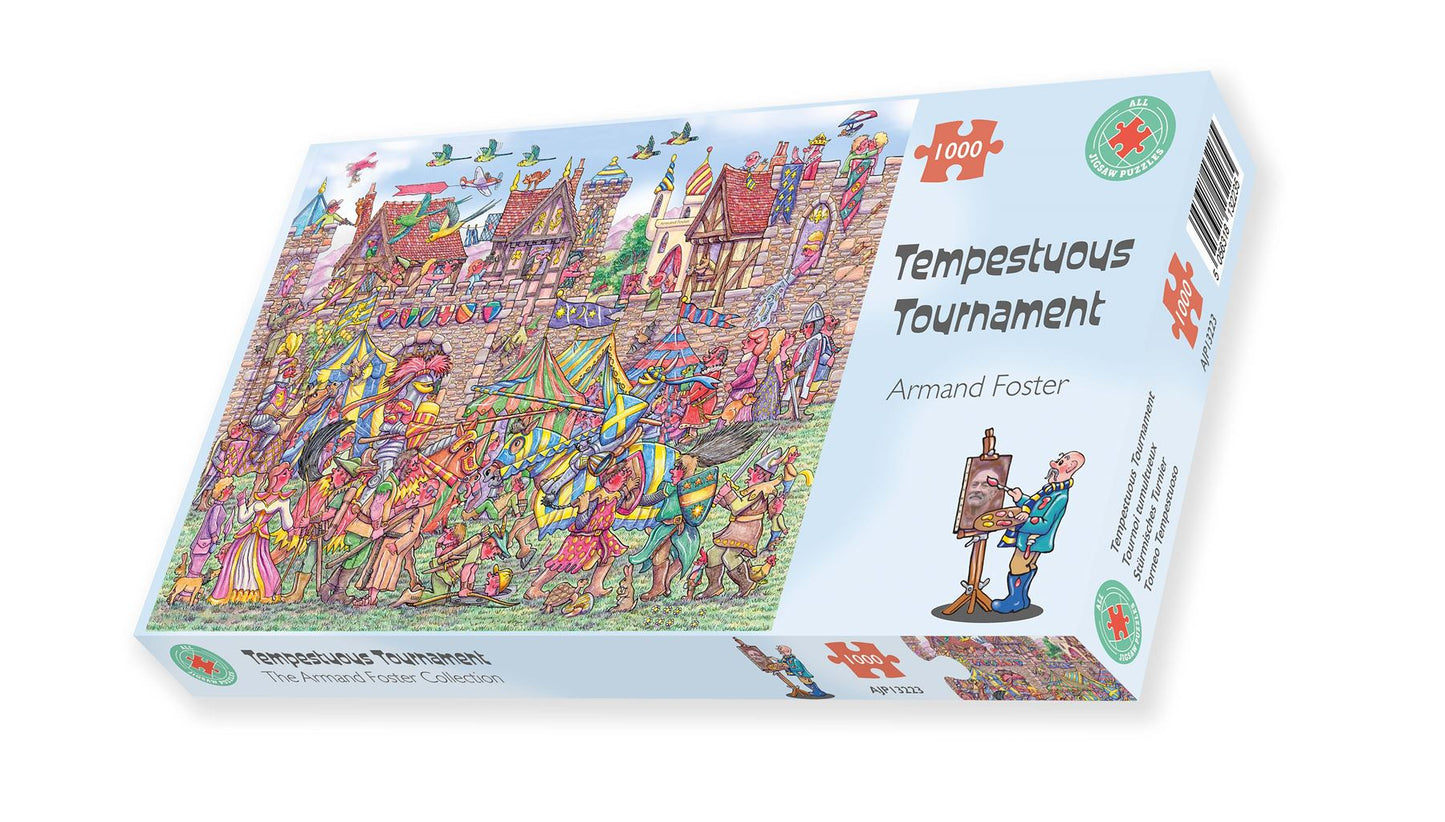 Tempestuous Tournament - Armand Foster 1000 Piece Jigsaw Puzzle