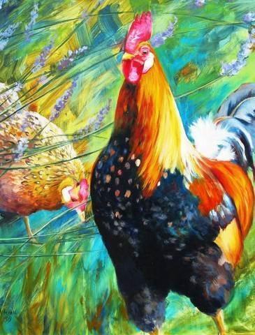 Cockerel & Hen 1000 Piece Jigsaw Puzzle - All Jigsaw Puzzles UK
- 1