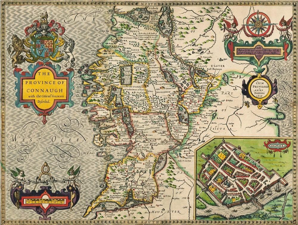 Connaugh Historical Map 1000 Piece Jigsaw Puzzle (1610) - All Jigsaw Puzzles UK
- 1