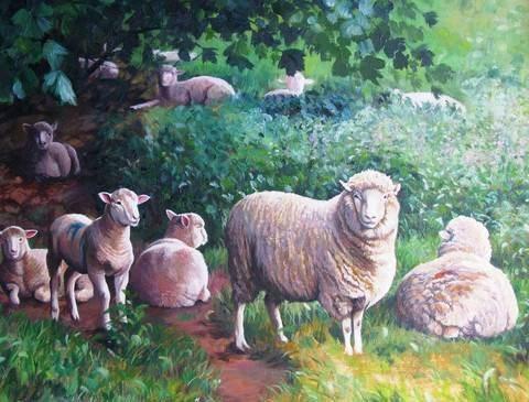 Sheep in Shade - 1000 Piece Jigsaw Puzzle - All Jigsaw Puzzles UK
- 1