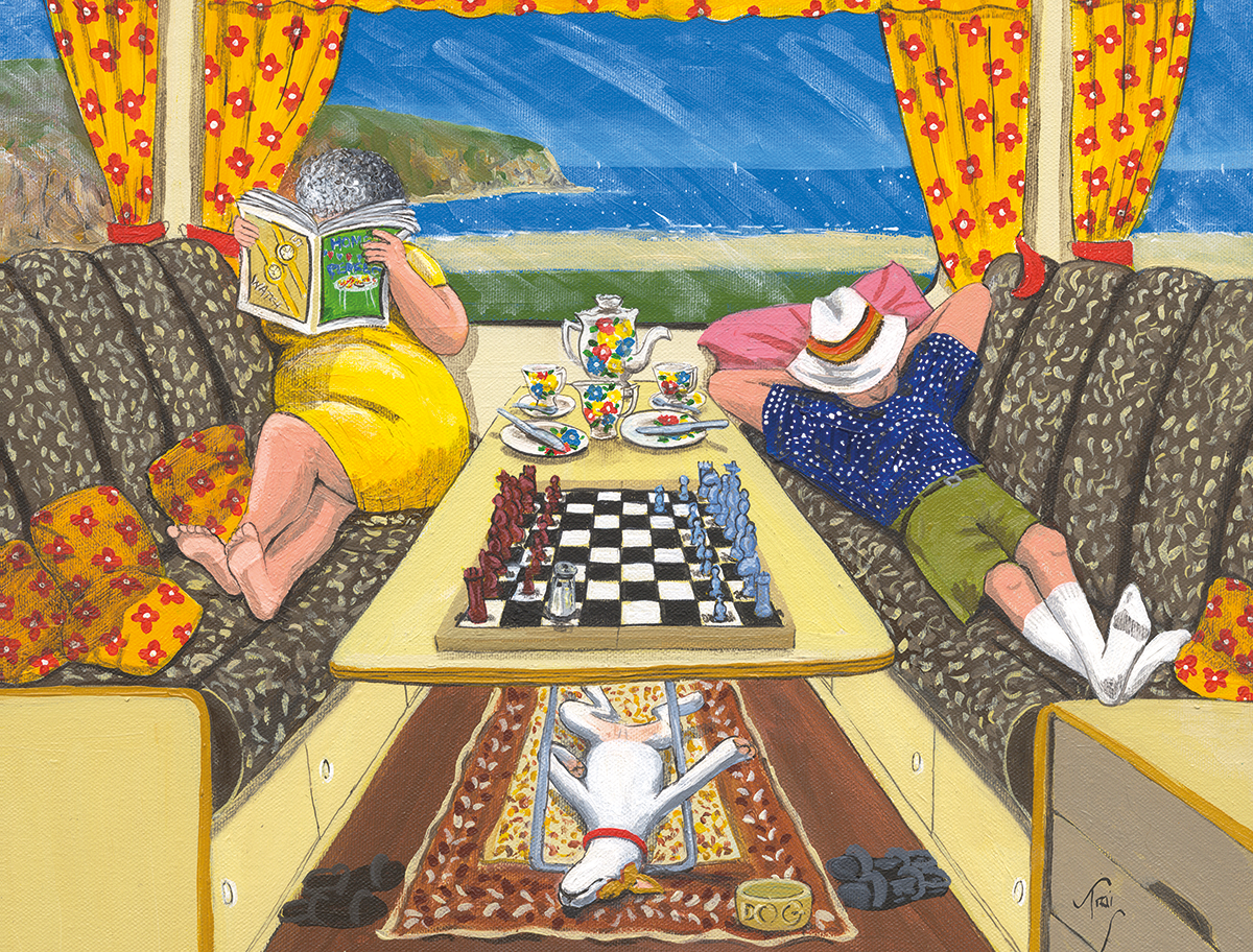 Smart Move – The Camping Collection – Trai Hiscock 1000 or 500 Piece Jigsaw Puzzle