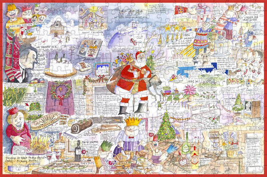 Tim Bulmer Christmas - 300 Piece Wooden Jigsaw Puzzle