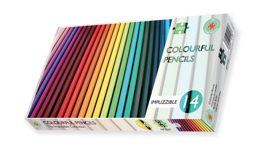 Colourful Pencil - Impuzzible No.14 - 1000 Piece Jigsaw Puzzle