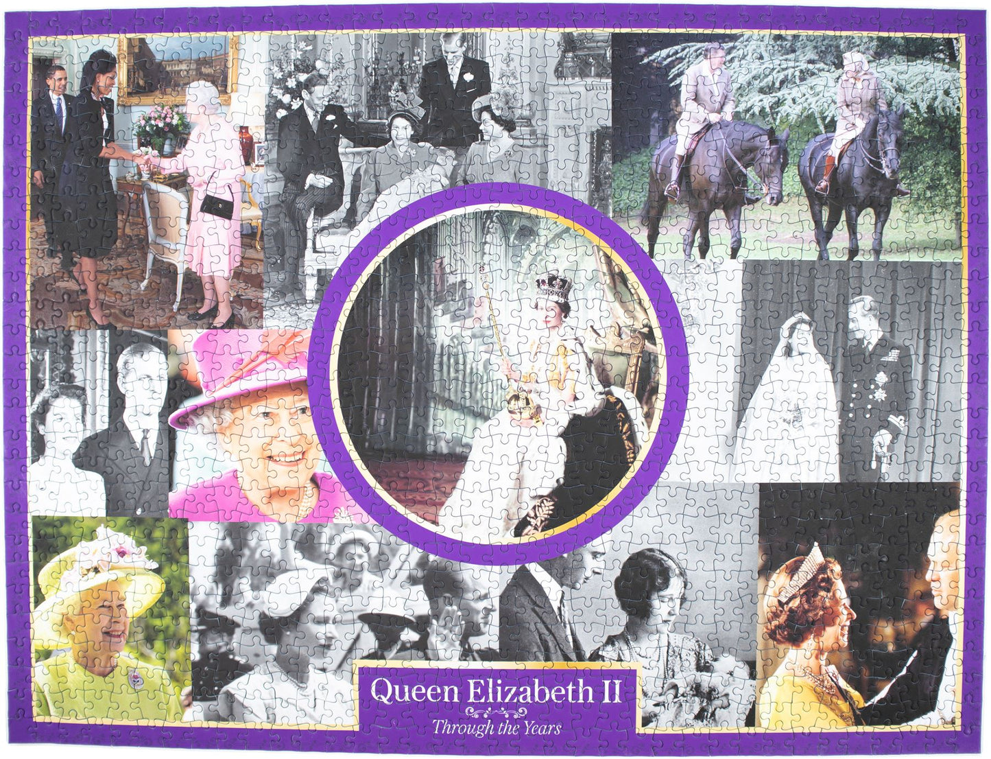 Queen Elizabeth II Through the Years 1000 Piece Jigsaw Puzzle