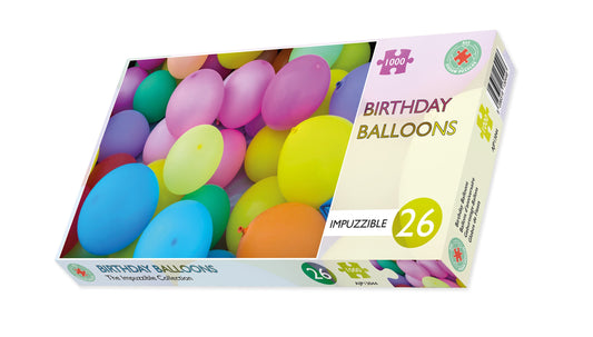 Birthday Balloons - Impuzzible No. 26 - 1000 Piece Jigsaw Puzzle